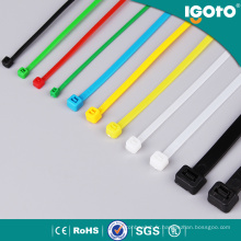 Igoto a fabriqué l&#39;attache de câble en nylon coloré prix modéré auto-bloqué attaches de câble en nylon